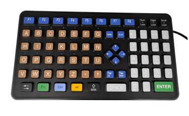Small-Footprint Industrial Keyboard - DP-88-USB