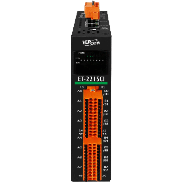 ET-2215CI-4 CR - Ethernet I/O Module with 2-port Ethernet Switch, 4-ch High Speed RTD Input, 90 S/s with Channel-to-Channel Isolation - ICPDAS