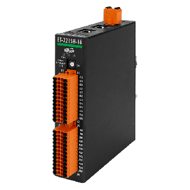 ET-2215H-16 CR - Ethernet I/O Module with 16-ch High Speed RTD Input - ICPDAS