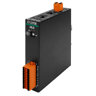 ET-2215H CR - Ethernet I/O Module with 2-port Ethernet Switch, 8-ch High Speed RTD Input, 90 S/s (RoHS) ICPDAS