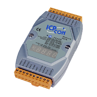 M-7033D - 3-channel RTD Input Module using the DCON and Modbus Protocols with 7-segment LED Display