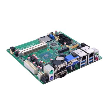 Intel® Celeron® Processor N3150 SoC Mini-ITX SBC with VGA/HDMI/ LVDS, USB 3.0, PCI Express Mini Card, mSATA, PCIe x1, and HD Audio