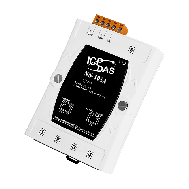 NS-105A - Unmanaged 5-port Industrial 10/100 Mbps Ethernet Switch, +12V DC ~ +53V C