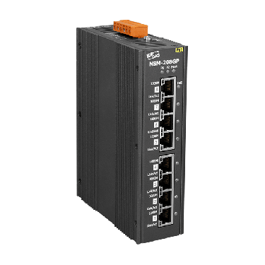Unmanaged 8-Port GbE PoE(PSE) Switch with +24VDC Input - NSM-208GP