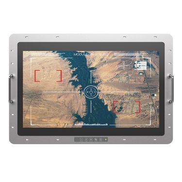 TDM-D240 - 24" Defense Monitor, 1500nits, Console Mount, IP65 Aluminum Front Bezel, Mosmite Film, AG, VGA/DP/HDMI, DC 9~36V, MIL-STD-461G/1275E Certificated