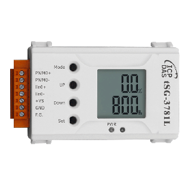 tSG-3781B 
1-channel 4 ~ 20 mA Current Input / PWM Output Signal Conditioner (setting buttons are located at the bottom side) (RoHS)