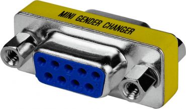 Female DB-9 to Female DB-9 connector