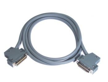 25-pin Male-Male D-sub flat cable, 2M for DB-8R/DB-200/WDT-01/WDT-02/DN-25 (45º)