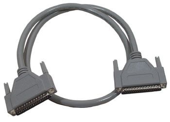 DB-37 Male-Male D-sub cable 1M. Cable for Daughter Board (180º)