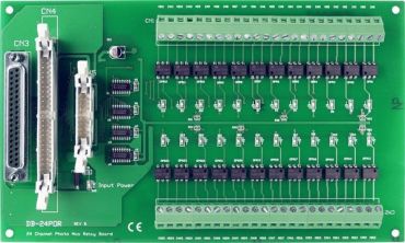 24-channel OPTO-22 compatible Photo-Mos Relay Output Board