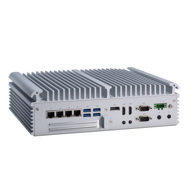 eBOX710A
Fanless Embedded System with LGA1200 Socket 11th/10th Gen Intel® Core™ i9/i7/i5/i3 or Celeron® Processor, Intel® H420E, HDMI, DisplayPort, 6 USB, 4 LAN, PCIe x4 slot, and 9 to 48 VDC