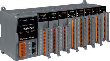 Intelligent Ethernet I/O expansion unit with 8 ports