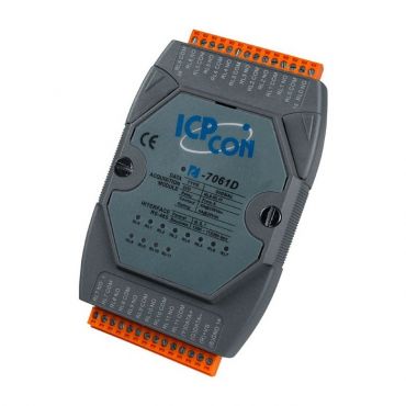 I-7061D 12-channel Relay Output Module with LED Display (RoHS)  