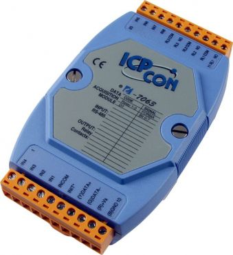 8-channel Isolated Digital Input and 3-channel Relay Output Module with 16-bit Counters