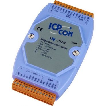 Embedded communication controller with one RS-485 and four RS-232