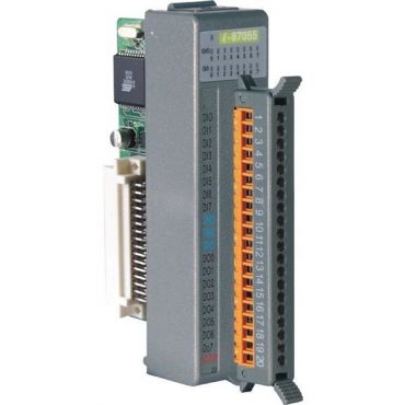 8-channel Non-Isolated Digital Input and 8-channel Non-Isolated Digital Output Module with 16-bit Counters (Gray Cover)