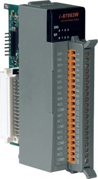 4-channel Isolated Digital Input and 4-channel Relay Output Module with 16-bit Counters