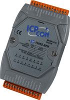 16-channel Open Collector Isolated Digital Output Module with LED Display (Gray Cover)