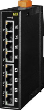 8-Port Industrial 10/100 Mbps Ethernet with 4-PoE  (PSE) Switch