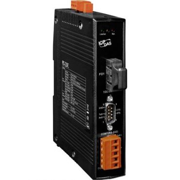 Programmable Device Server with 1 RS-232, 1 RS-422/485 and 1 Multi-mode SC Fiber Ports