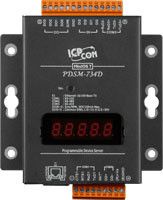 Programmable Device Server with PoE, Modbus Gateway, 1 RS-232 port, 1 RS-485 port and 1 RS-422/485 port with Metal Case