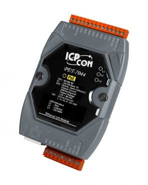 ICPDAS PET-7044 8-channel DI and 8-channel DO with 32-bit Counters PoE Module