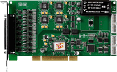 Universal PCI, 14-bit 16-channel Analog Output Board
