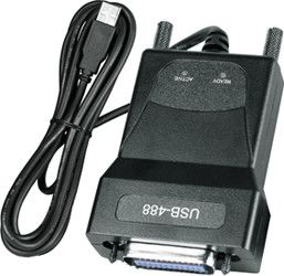 IEEE 488 controller by the USB port