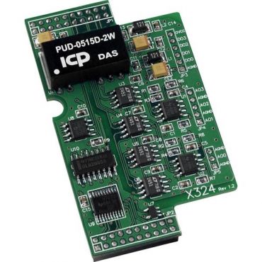 4-channel D/A (0 ~ 5V) add 4-channel D/O board for I-7188XB/XG/EX/EG, μPAC-7186XB/XG/EX/EG-FM/SM/SD/FD