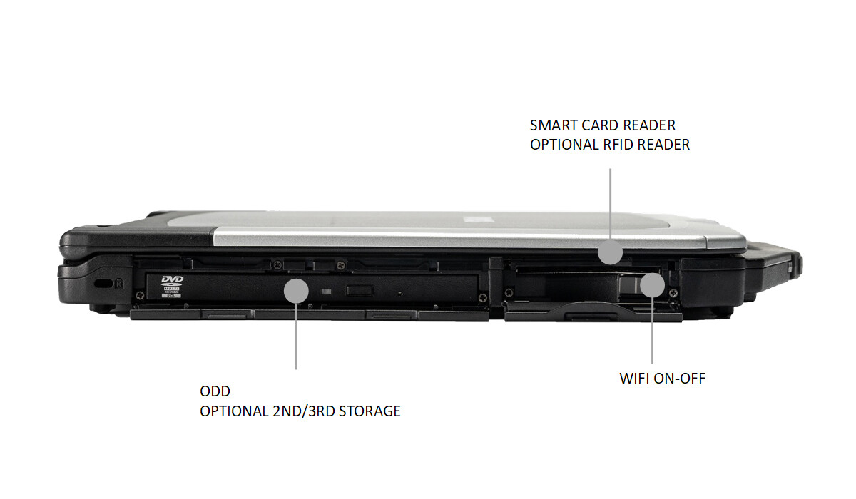 Durabook S15AB G2 Left