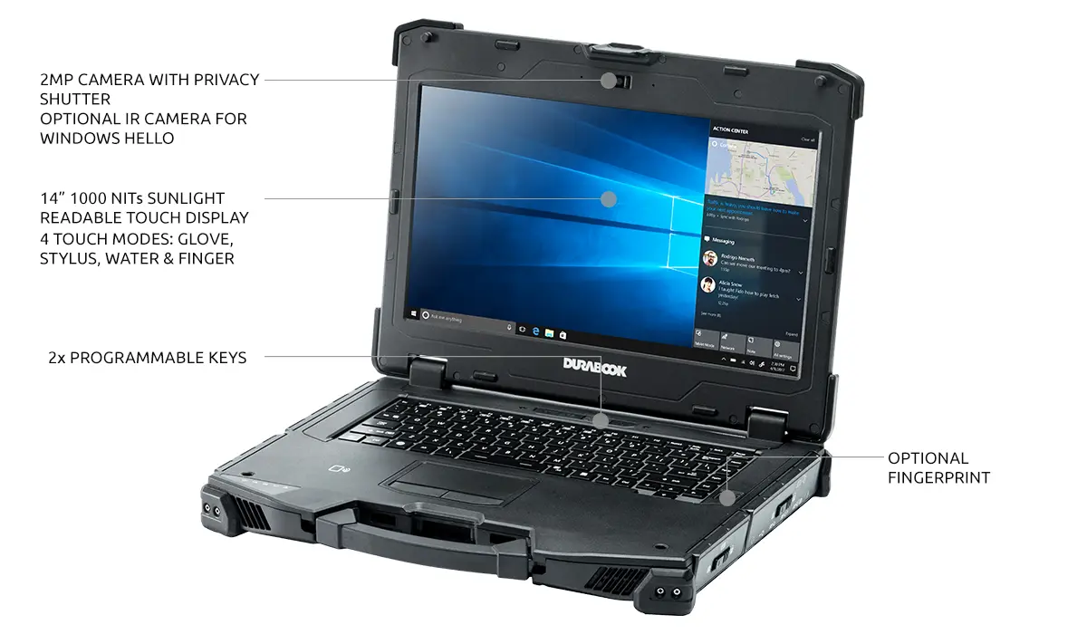 Durabook Z14i Front