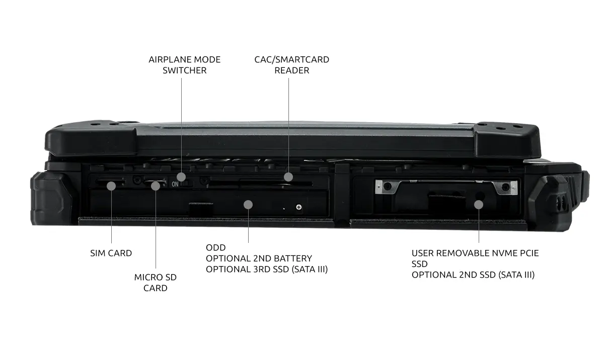 Durabook Z14i Left