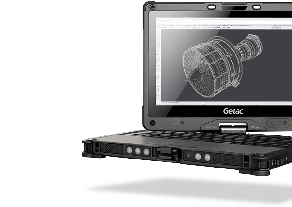 Getac V110 Fully Rugged Convertible Tablet